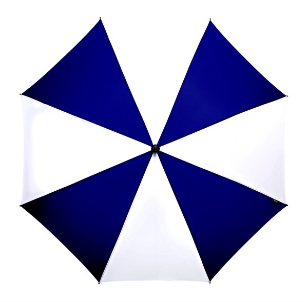 Golfschirm Dunkelblau/Wei&szlig;, Automatik, Falcone&reg;