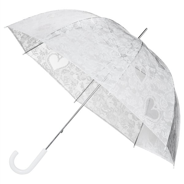  STOCKSCHIRM MIT MODE-DESIGN - Wei&szlig;   POE FALCONETTI&reg; 