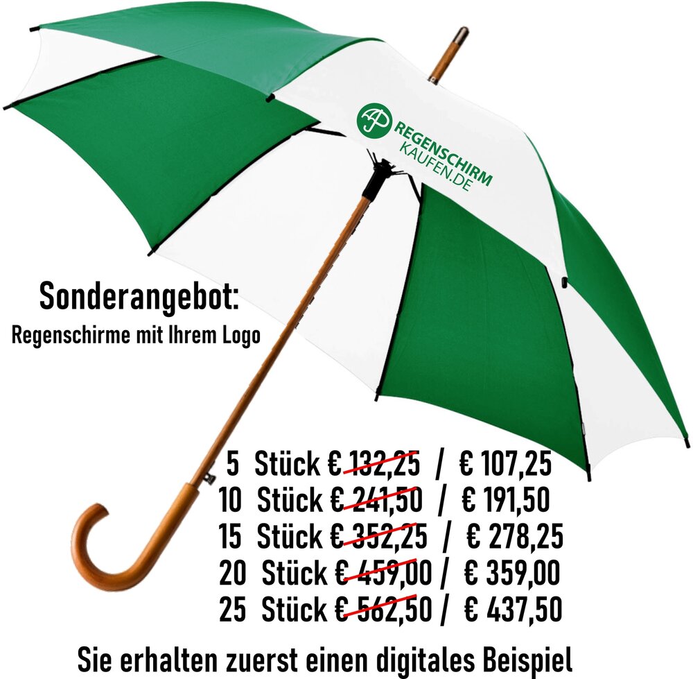 angebot Regenschirm mit logo