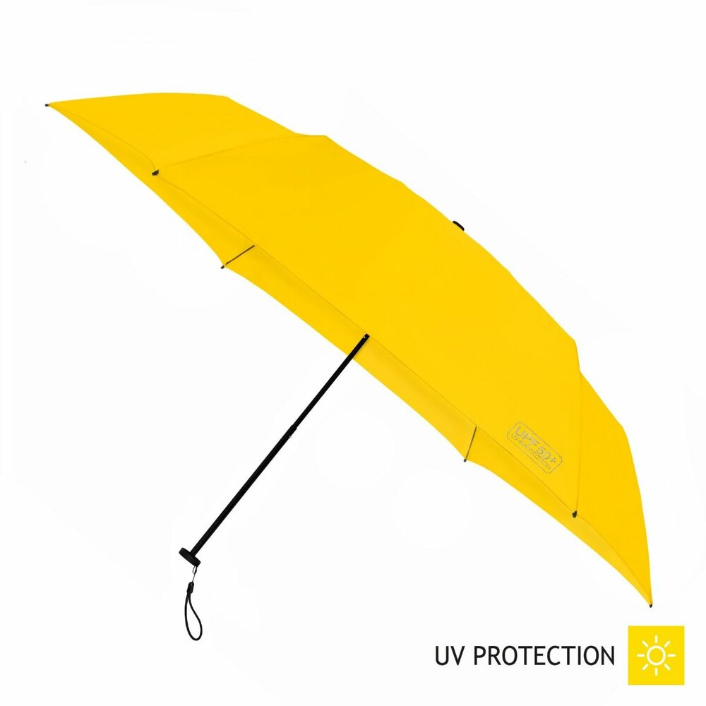 Ultraleichter faltbarer UV-Sonnenschirm in Gelb von FALCONETTI&reg;