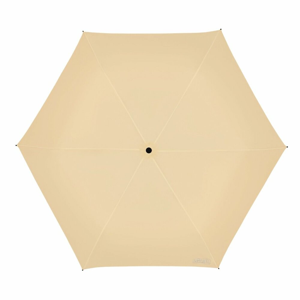 Sonnenschirm Warmes Beige &ndash;UV- Ultraleicht &amp; Kompakt &ndash; Faltbar &ndash; UPF 50+ &ndash; Windfest &ndash; &Oslash; 91 cm- FALCONETTI&reg; 