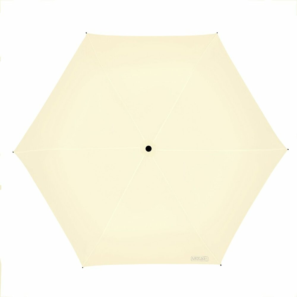 Sonnenschirm -OFFWHITE &ndash;UV- Ultraleicht &amp; Kompakt &ndash; Faltbar &ndash; UPF 50+ &ndash; Windfest &ndash; &Oslash; 91 cm- FALCONETTI&reg; 