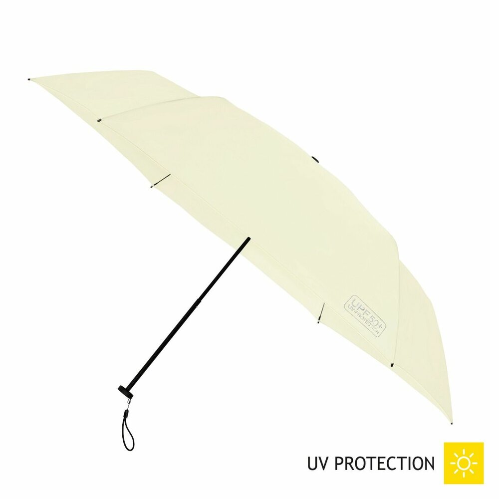 Sonnenschirm -OFFWHITE &ndash;UV- Ultraleicht &amp; Kompakt &ndash; Faltbar &ndash; UPF 50+ &ndash; Windfest &ndash; &Oslash; 91 cm- FALCONETTI&reg; 