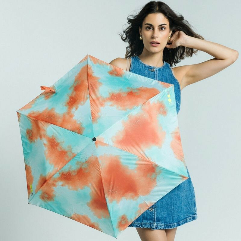Luxus UV-Damenschirm Aurore C&eacute;leste mit SPF 50 UV-Schutz