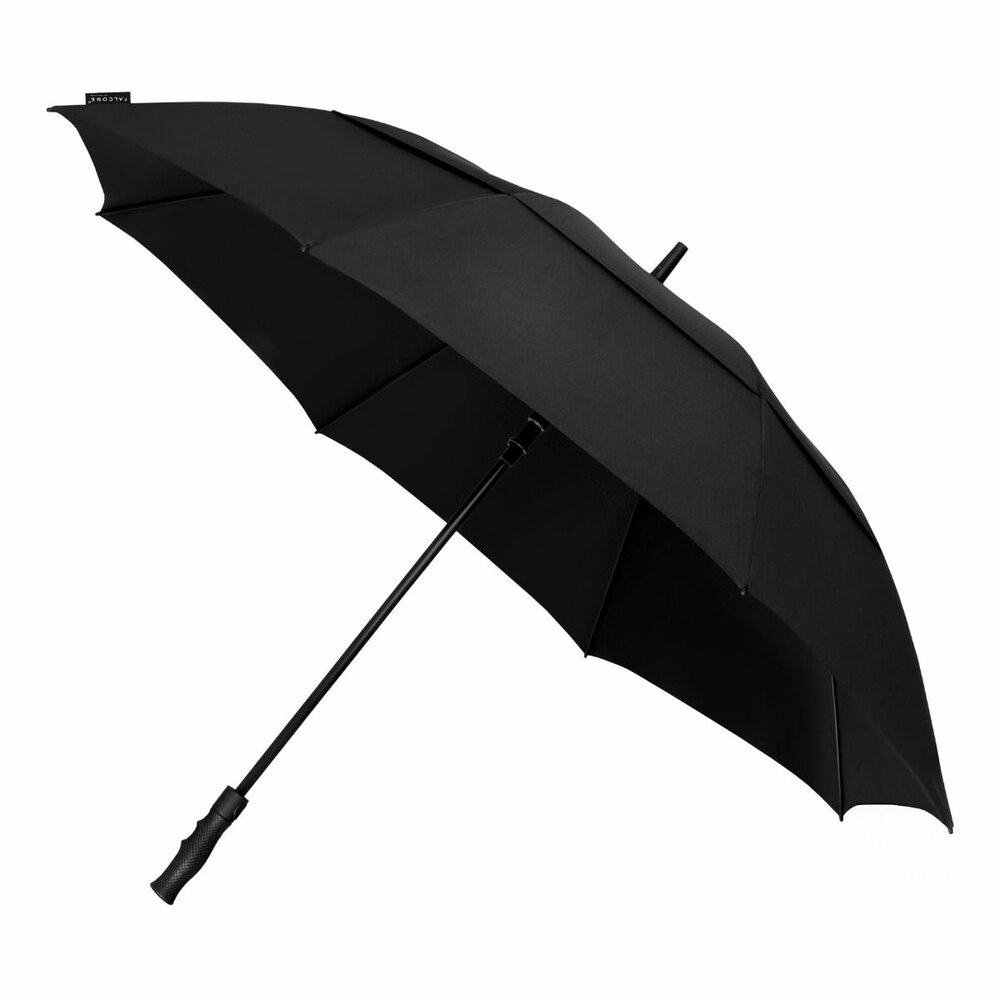 Bedruckter Luxus-Sturmregenschirm XL mit eigenem Text &ndash; Falcone &ndash; &Oslash; 130 cm
