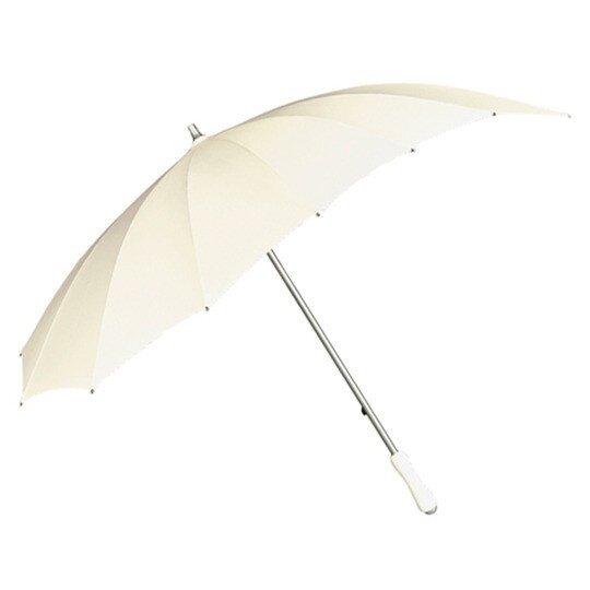 Hochzeitsschirme Herz Bedrucken Cremefarbig