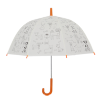 Kinderregenschirm Hunde zum selber bemalen mitgelieferten Markern