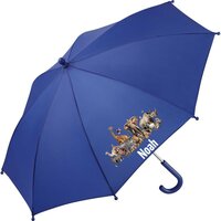 Kinderregenschirm mit Namen und Dschungeltieren  