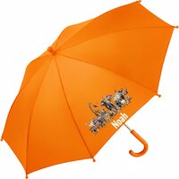 Kinderregenschirm mit Namen und Dschungeltieren  