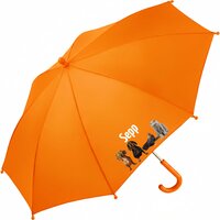 Kinderregenschirm mit Namen und lustigen Tieren mit Sonnenbrille und &amp; Spa&szlig;-Motiven       