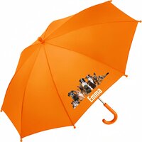 Kinderregenschirm mit Namen und Hund          