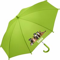 Kinderregenschirm mit Namen und Hund          
