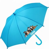Kinderregenschirm mit Namen und Hund          