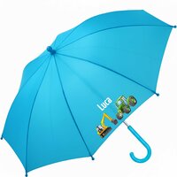 kinderregenschirm mit Bagger