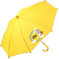 Kinderschirm &bdquo;Traumwolke&ldquo; &ndash; Einhorn-Motiv, Regenbogenfarben, personalisierbar