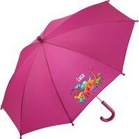 Kinderregenschirm mit Namen und Dinosaurier   