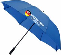Blauer Golfschirm GP-58 mit Logo bedruckt, &Oslash; 120 cm