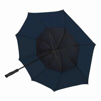 Bedruckter Luxus-Sturmregenschirm XL mit eigenem Text &ndash; Falcone &ndash; &Oslash; 130 cm