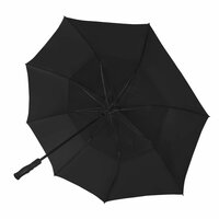 Bedruckter Luxus-Sturmregenschirm XL mit eigenem Text &ndash; Falcone &ndash; &Oslash; 130 cm