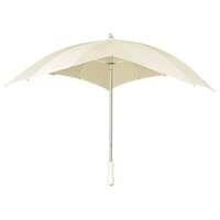 Hochzeitsschirme Herz Bedrucken Cremefarbig