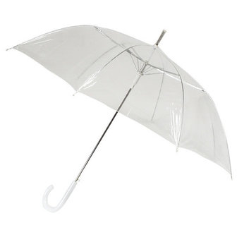 Durchsichtiger Stockregenschirm Automatik