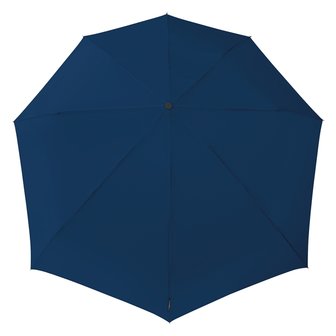 Aerodynamische Sturm Taschenregenschirm - Dunkel Blau