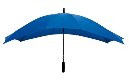 Duo Regenschirm blau