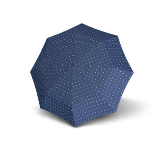 Taschenschirm Knirps Blau mit Punkten