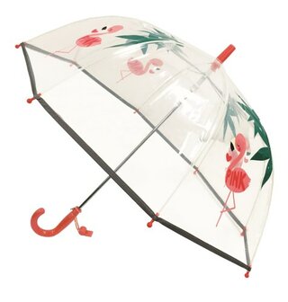Kinderregenschirm Flamant