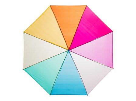 Multi-Farbe Transparant Regenschirm