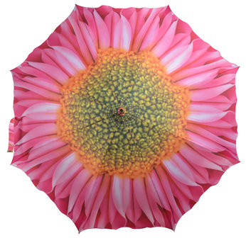 Regenschirm mit Rosa Blume