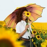 regenschirm mit sonneblumen design