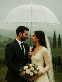 Hochzeitsschirme   XXL durchsichtig