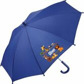 Kinderregenschirm mit Namen und Dschungeltieren   mit Fenster