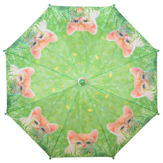 Kinderregenschirm K&auml;tzchen - Orange