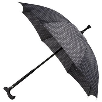 Falcone® Regenschirm Quadrate mit Gehstock