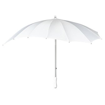 Herz Regenschirm Wei&szlig; Bedrucken