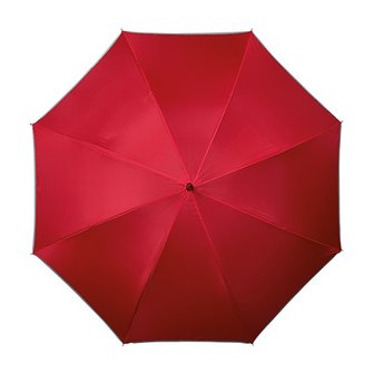 Reflektierender Golfregenschirm Rot