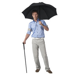 SPAZIERSCHIRM Wander-Schirm Spazierstock Esschert Regenschirm 3 Farben  TP154