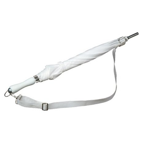 Falcone® Wander-Trekkingschirm mit Schulterband Weiß