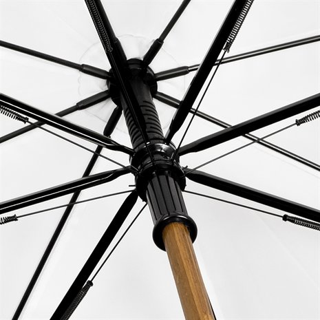 Falcone® Stockschirm Dunkelblau/Weiß Automatik DIAM. CA. 102 CM