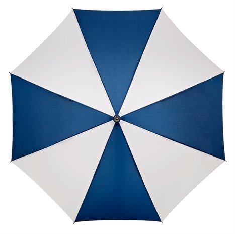 Falcone® Stockschirm Automatik Windsicher Dunkelblau/Weiß (Staffelpreise)