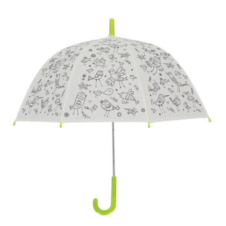 Regenschirm für Kinder zum selber bemalen mitgelferten Markern