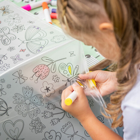 Kinderschirm zum selben bemalen mitgelieferten Markern