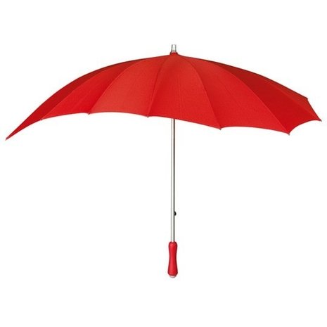 Herz Regenschirm Rot bedrucken
