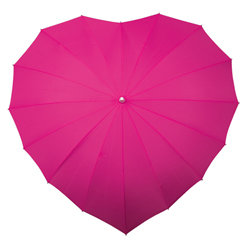 Herz Regenschirm bedrucken