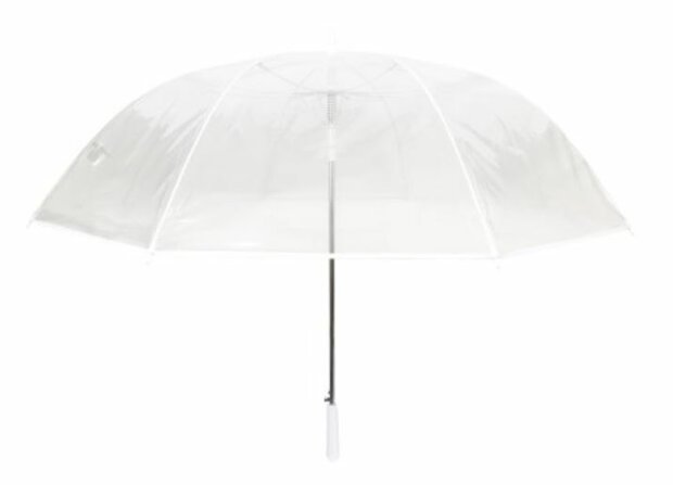 durchsichtige Brautschirme  weiss 