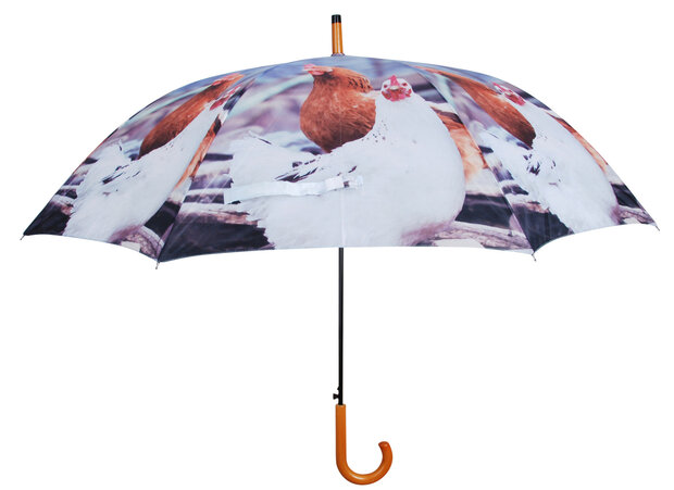 H&uuml;hner Regenschirm 