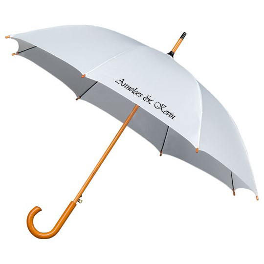  Bedruckte Stockschirm Wei&szlig; Luxus , Falconetti&reg;