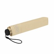 Sonnenschirm Warmes Beige &ndash;UV- Ultraleicht &amp; Kompakt &ndash; Faltbar &ndash; UPF 50+ &ndash; Windfest &ndash; &Oslash; 91 cm- FALCONETTI&reg; 